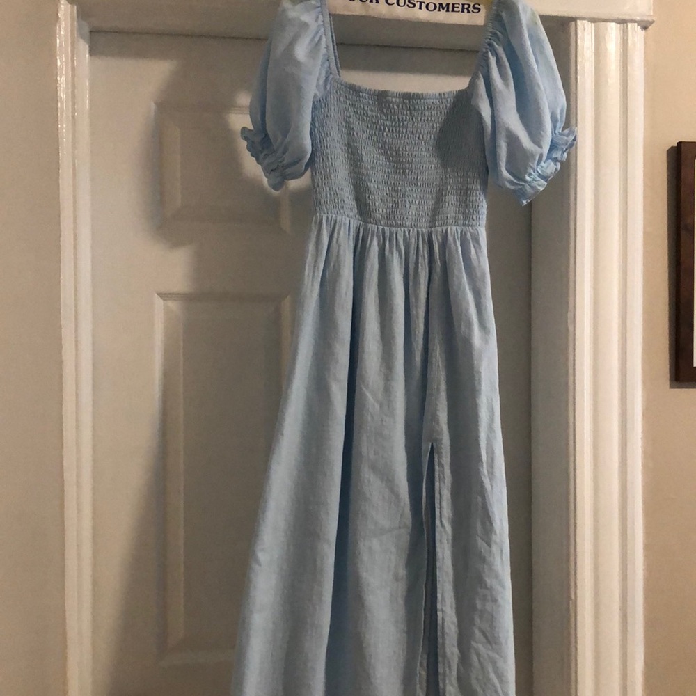 Light blue dress